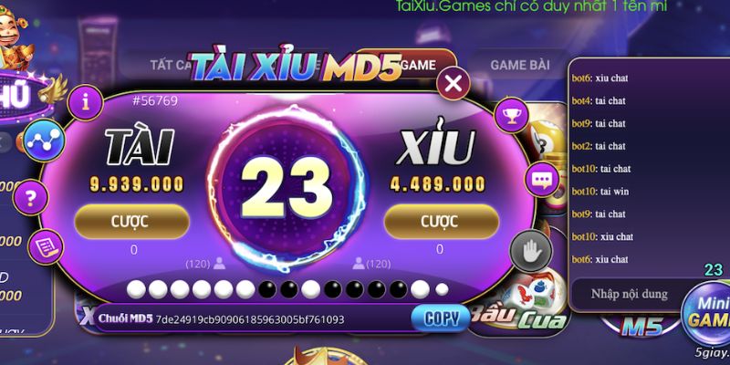 Một số game tài xỉu đổi thưởng uy tín  đang được ưa chuộng